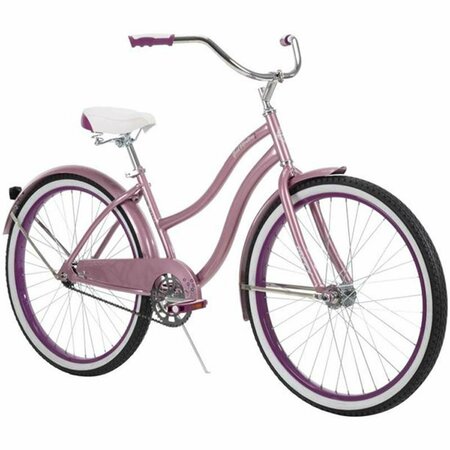 GEARED2GOLF 26 in. Good Vibrations Womens Cruiser Bike, Pink - One Size GE2585705
